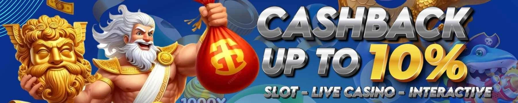 Cashback up to 10%